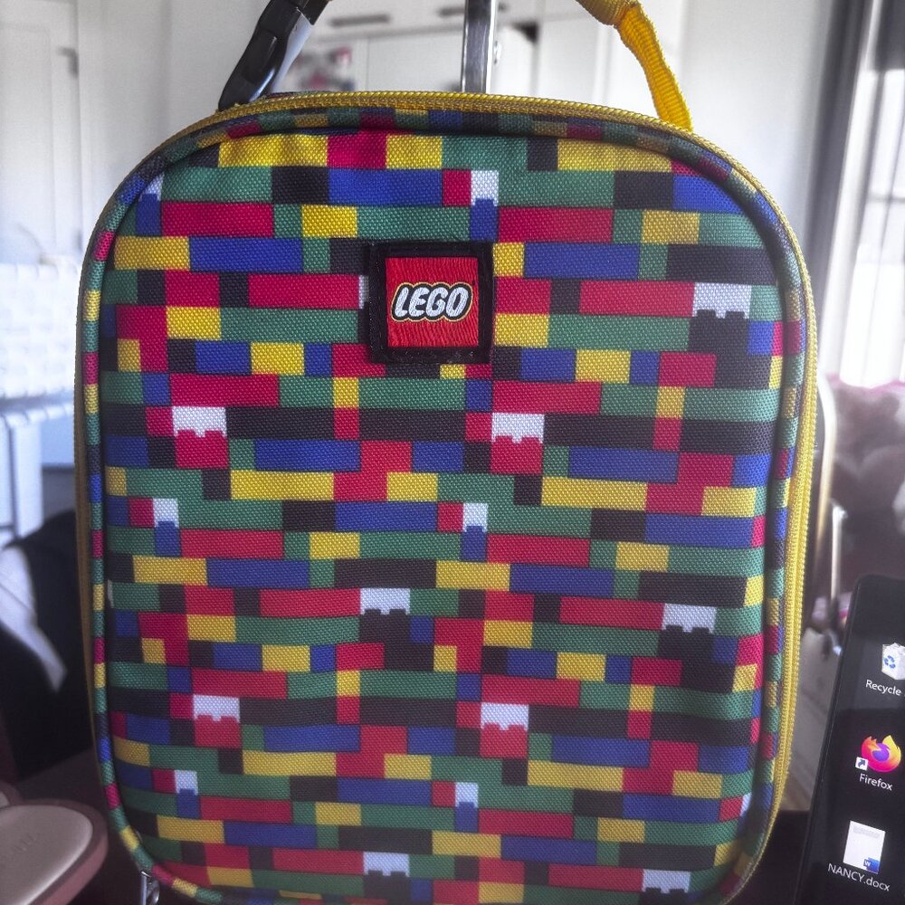 Lego Lunch Bag Cooler with Snap Closure Handle